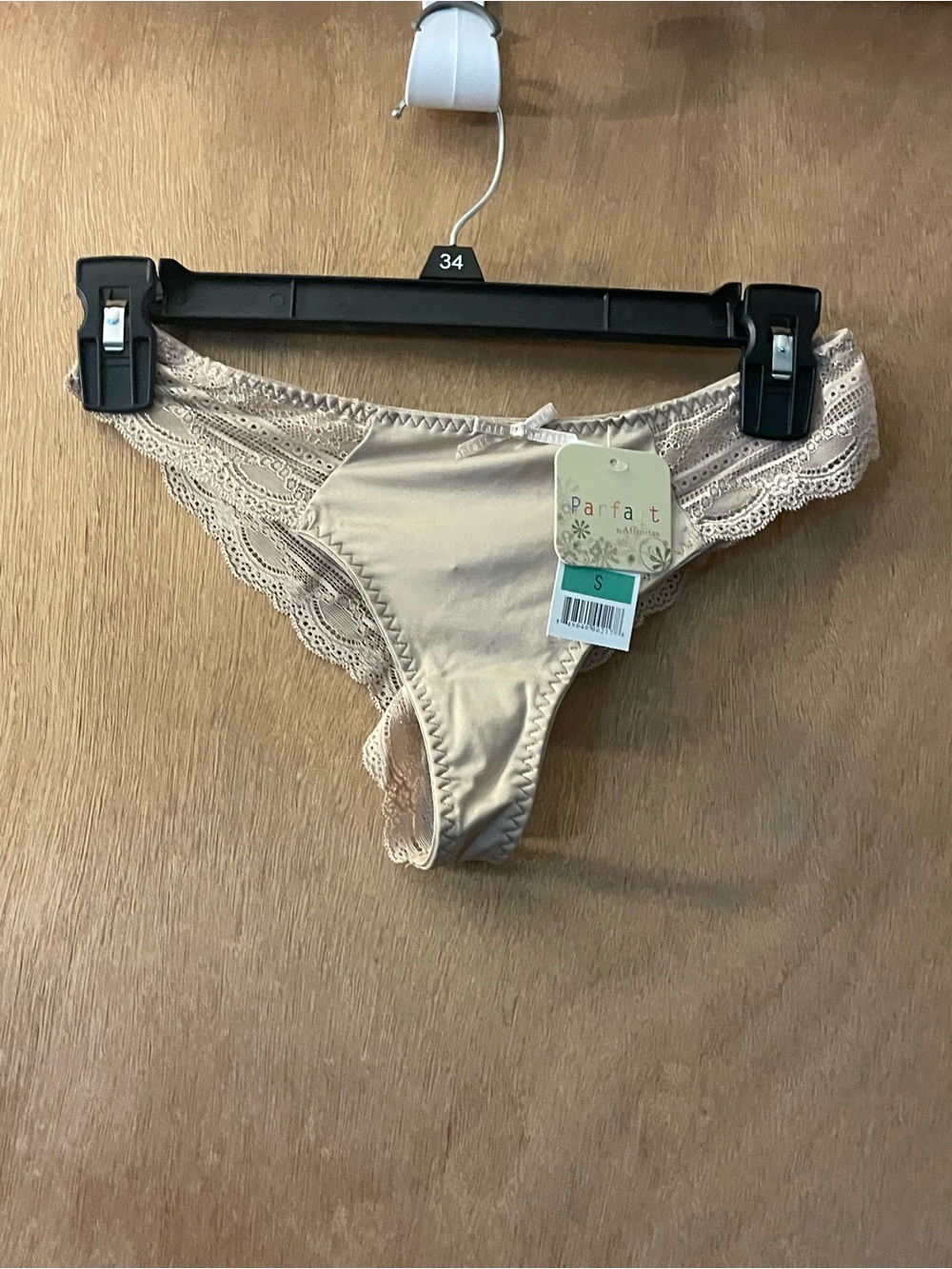 Women's Lace-Trim Thong Panty